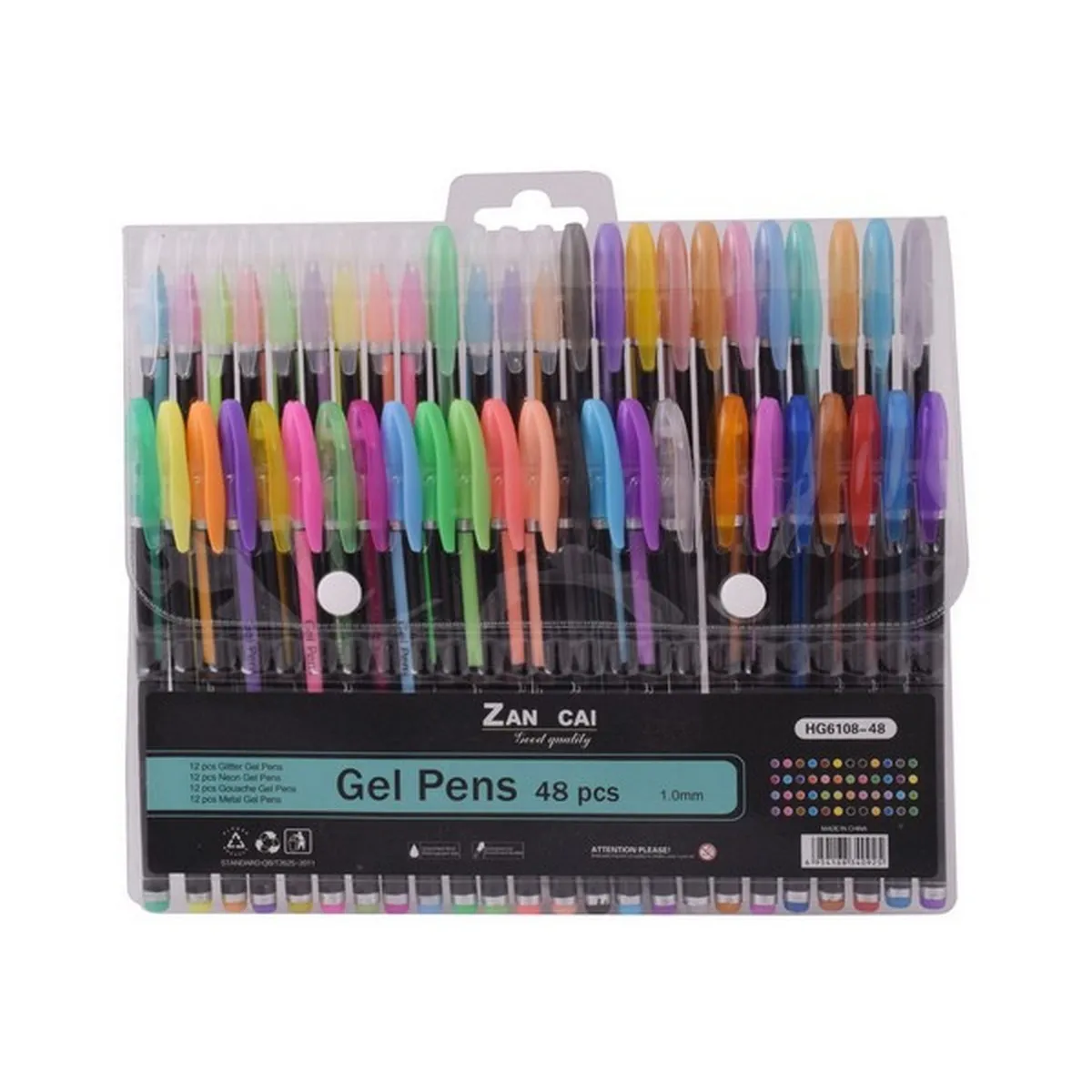Shiny 48 Piece Gel Pens