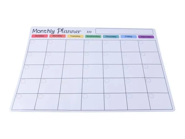 Monthly Planner And Dry Erase Marker Creative Brands