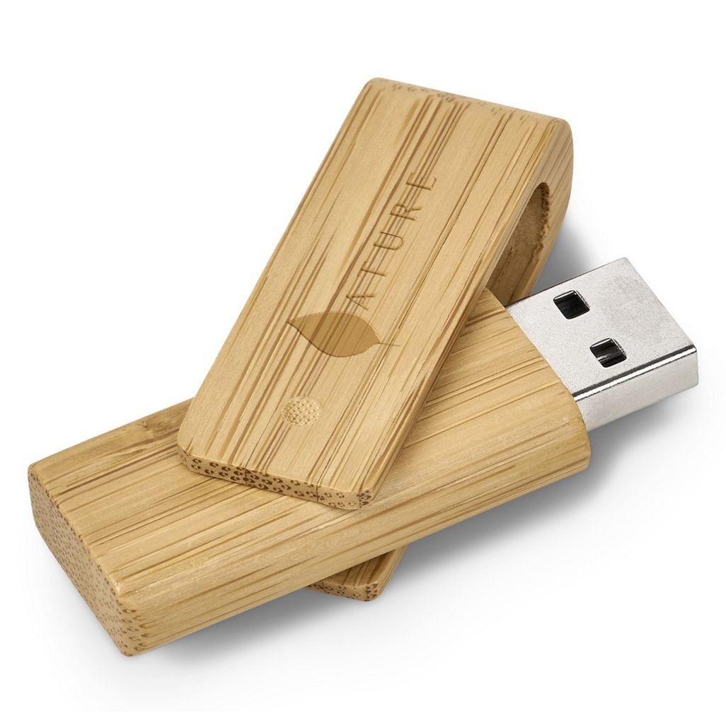 Okiyo Bakemono 32GB Bamboo Memory Stick