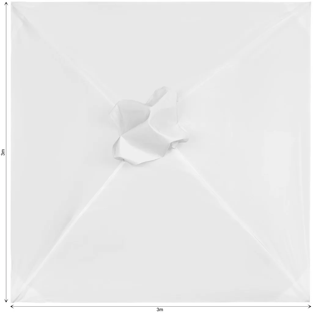 Sublimated Parasol Single Pole 3 x 3m