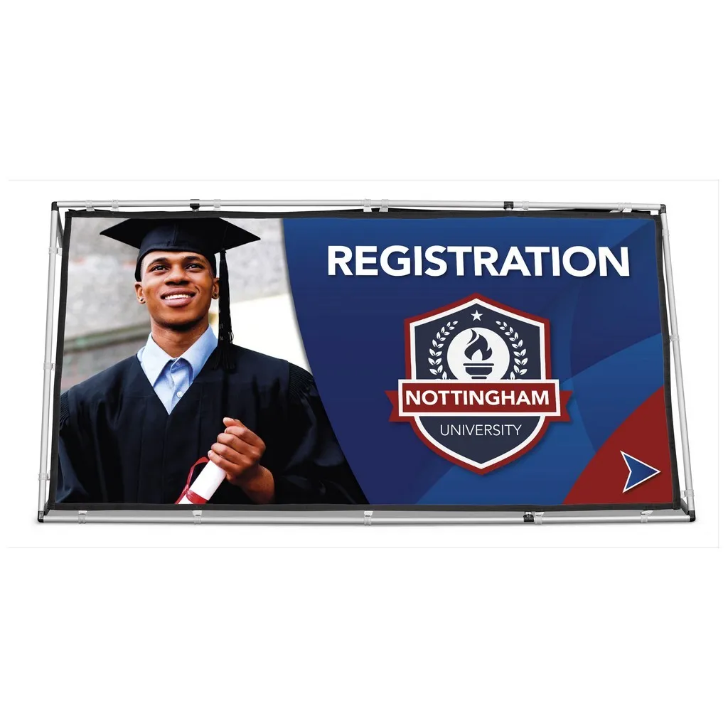 Fade Resistant A Frame Fabric Print 2m X 1M