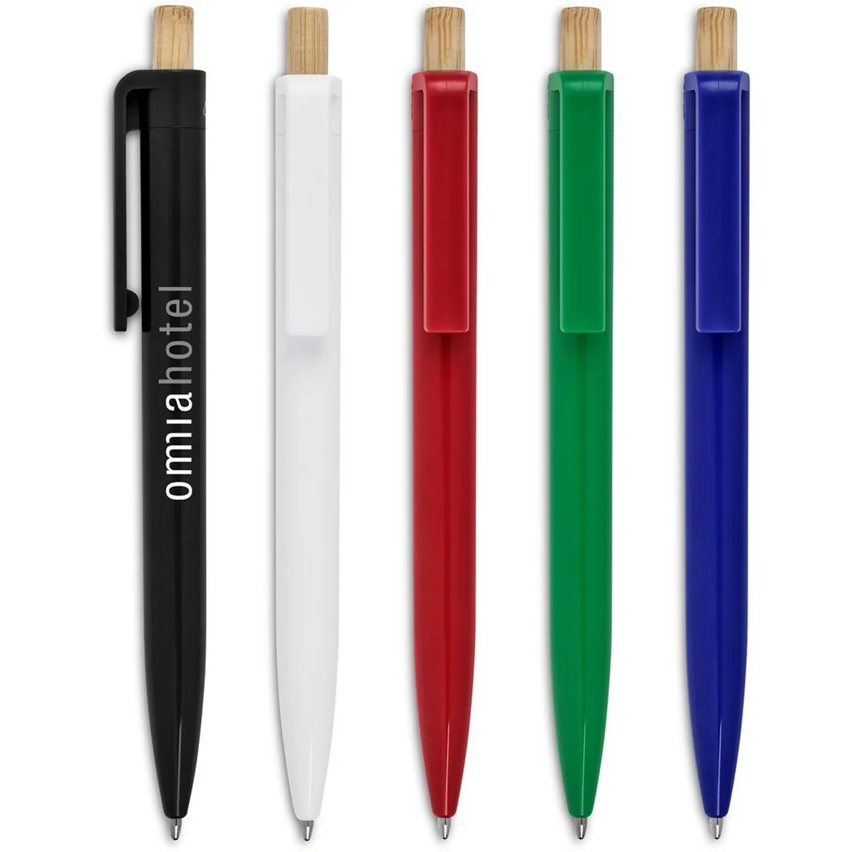 Tickit Recycled Plastic And Bamboo Ball Pen