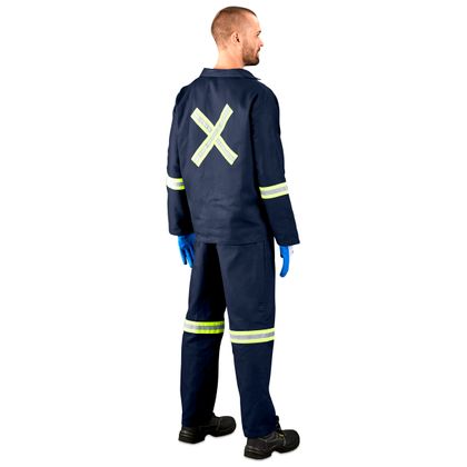 Technician Conti Suit Yellow Reflective With Back