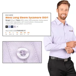 Mens Long Sleeve Sycamore Shirt