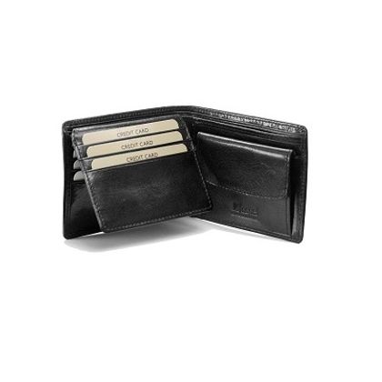 Adpel Italian Leather Wallet With Flap