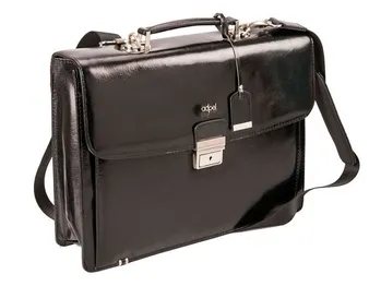 Leather Fabio Laptop Briefcase