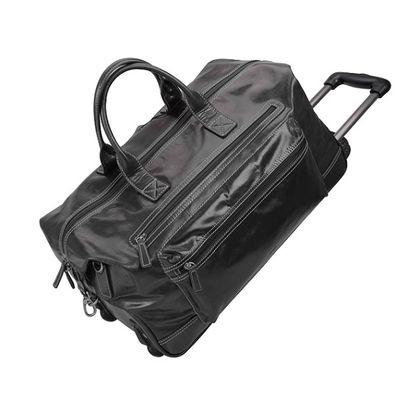 Leather Navigator Weekender Travel Bag