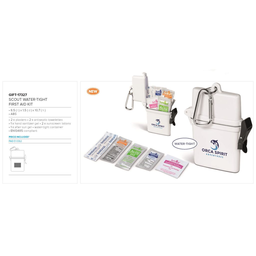 Scout Water Tight First Aid Kit
